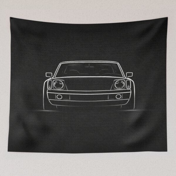 Item preview, Porsche 914 6 Inspired Minimalist Silhouette Abstract Line Art  designed and sold by Geo.