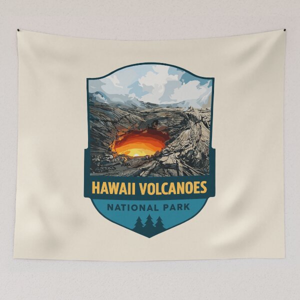 Item preview, Hawaii Volcanoes National Park Retro Sticker designed and sold by Gideon Emmerich.