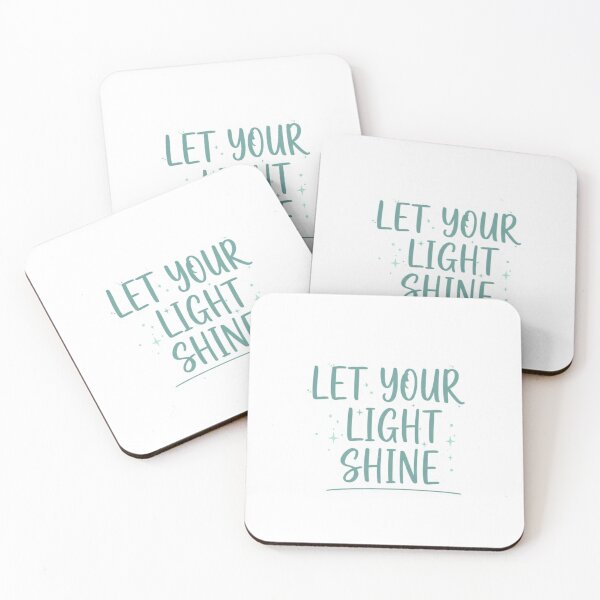 Item preview,  Let Your Light Shine – Christian Inspirational Quote, Cute Hand Lettered Faith Design designed and sold by Sinfulchicken.