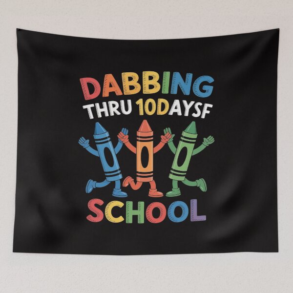 Item preview, Dabbing Thru 100 Days Of School 100th Day Boys Girls Kids designed and sold by czechascheledu.