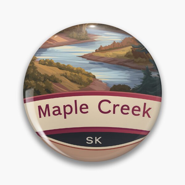 Item preview, Maple Creek SK Saskatchewan Cypress Hills Prairie & River Canada designed and sold by meganohm.