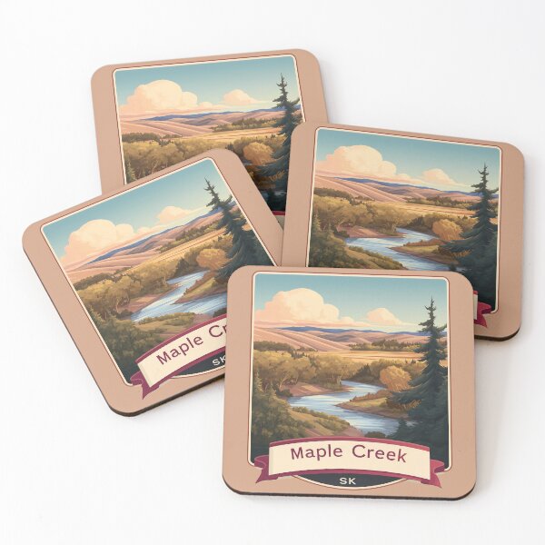 Item preview, Maple Creek SK Saskatchewan Cypress Hills Prairie & River Canada designed and sold by meganohm.