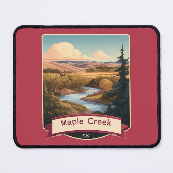 Item preview, Maple Creek SK Saskatchewan Cypress Hills Prairie & River Canada designed and sold by meganohm.