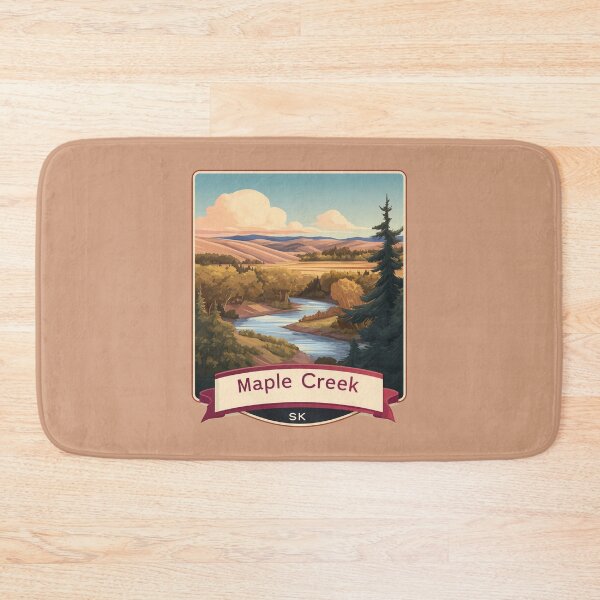 Item preview, Maple Creek SK Saskatchewan Cypress Hills Prairie & River Canada designed and sold by meganohm.
