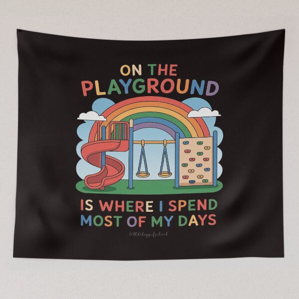 Item preview, 100th Day Of School 100 Days On The Playground designed and sold by lavethediso.