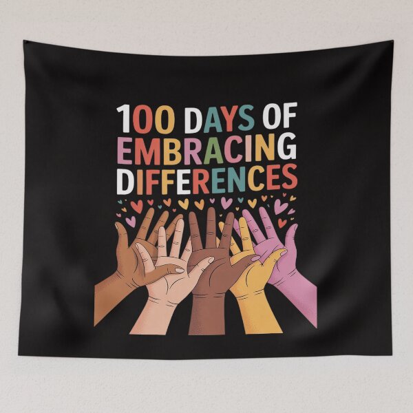 Item preview, Autism Awareness Embrace Differences 100 Days Of School 2 designed and sold by czechascheledu.