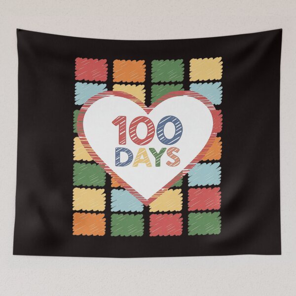 Item preview, 100 Days Of School Heart Tally Marks designed and sold by lavethediso.