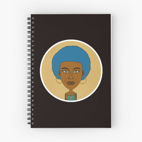Item preview, Blue Afro Black AltGirl – Ankh & Piercings. Illustration. Circle Edition. designed and sold by Eric Sintès.