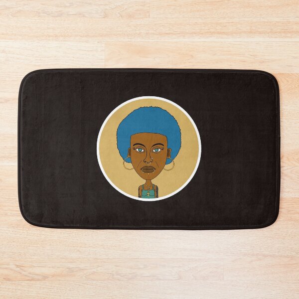 Item preview, Blue Afro Black AltGirl – Ankh & Piercings. Illustration. Circle Edition. designed and sold by Eric Sintès.