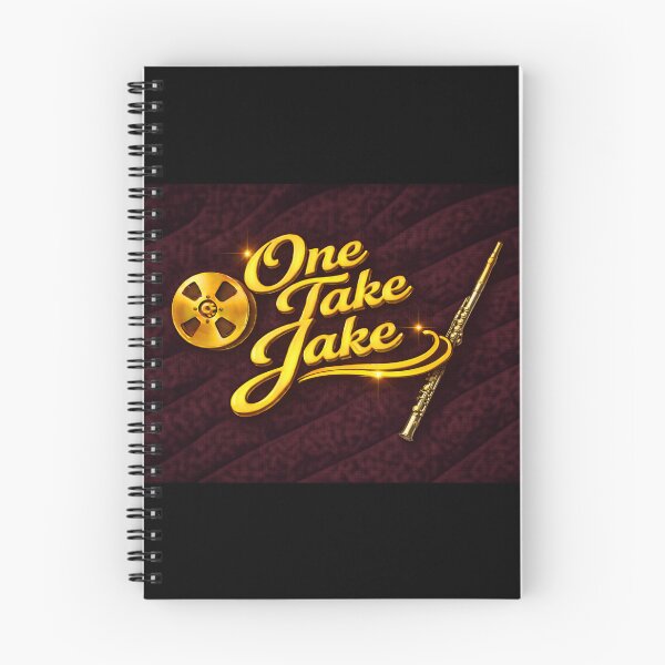 Item preview, One Take Jake – Flute Edition (Gold on Black Velvet) designed and sold by MySheetMusicArt.