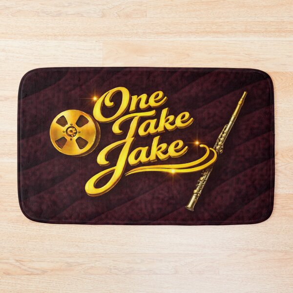 Item preview, One Take Jake – Flute Edition (Gold on Black Velvet) designed and sold by MySheetMusicArt.