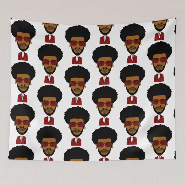 Item preview, Cool Black AltBoy with Afro Hair, Septum Piercing and Red Sunglasses. Illustration. designed and sold by Eric Sintès.