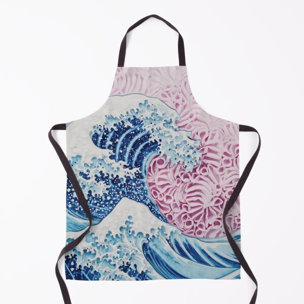 Item preview, The Great Wave Cotton Candy Art - Pastel Hokusai Japanese Wave designed and sold by Disco-Dazzler.