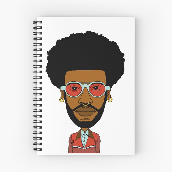 Item preview, Cool Black AltBoy with Afro hair, Blue Sunglasses & Nose Piercing. Illustration. designed and sold by Eric Sintès.