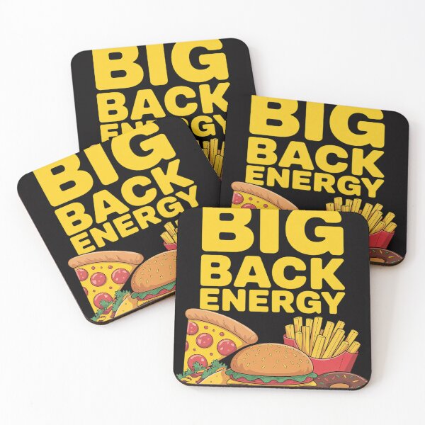 Item preview, Big Back Energy Snacks Hamburger French Fries designed and sold by Vexat062Art.