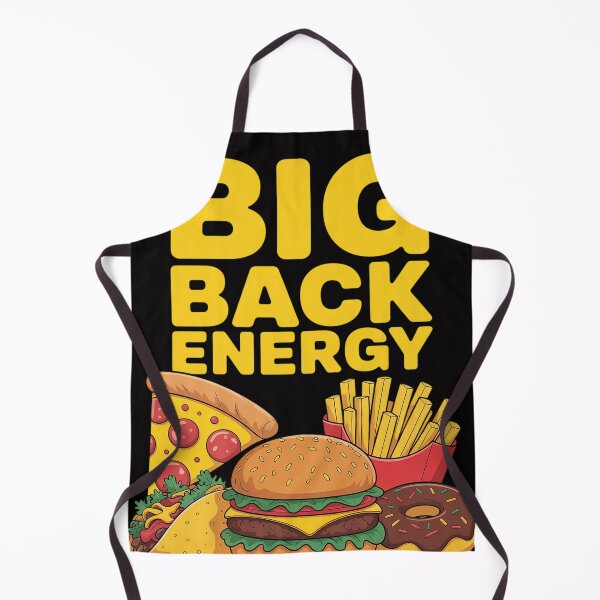 Item preview, Big Back Energy Snacks Hamburger French Fries designed and sold by Vexat062Art.