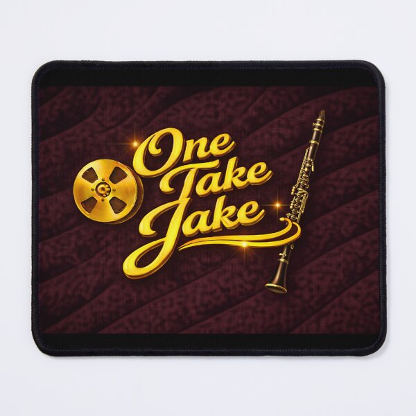 Item preview, One Take Jake – Clarinet Edition (Gold on Black Velvet) designed and sold by MySheetMusicArt.