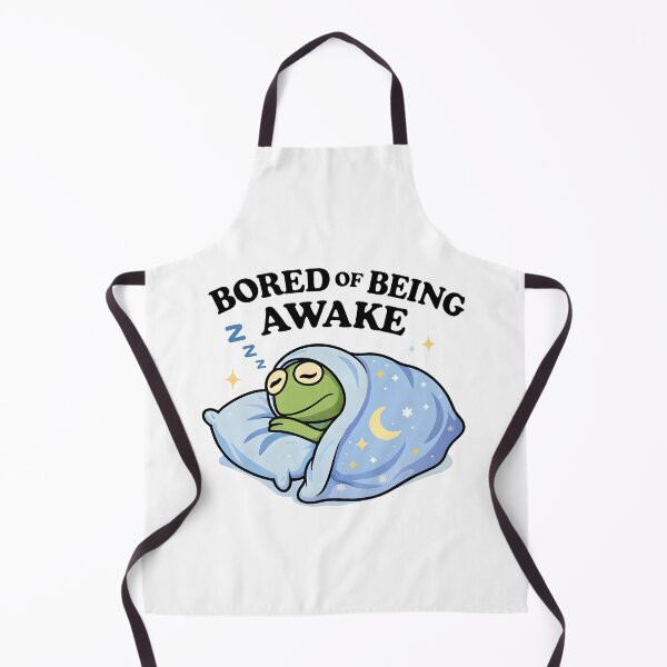 Item preview, Bored of Being Awake – Sleepy Frog Funny Illustration designed and sold by Senkov.