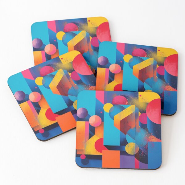 Item preview, Color Block Collision designed and sold by Harmonic_Layers.