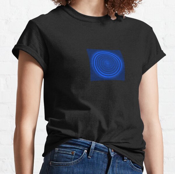 Spiraling in Blue Classic T-Shirt