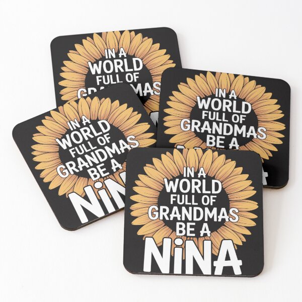 Item preview, In A World Full Of Grandmas Be A Nina Funny Mom Cute Grandma designed and sold by Vexat062Art.