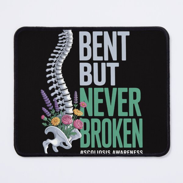 Item preview, Bent But Not Broken Scoliosis Warrior Support Scoliosis designed and sold by Vexat062Art.