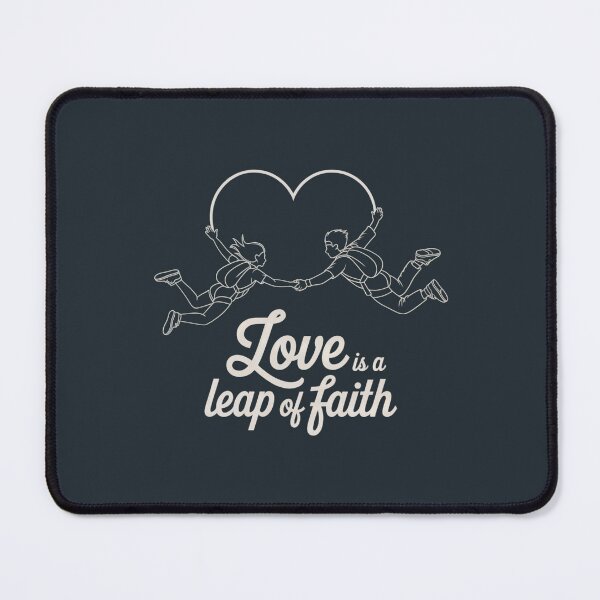 Item preview, skydiving couple - love is a leap of faith designed and sold by Vintage Shapes.