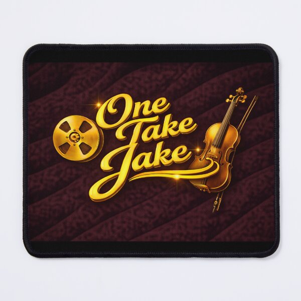 Item preview, One Take Jake – Violin Edition (Gold on Black Velvet) designed and sold by MySheetMusicArt.