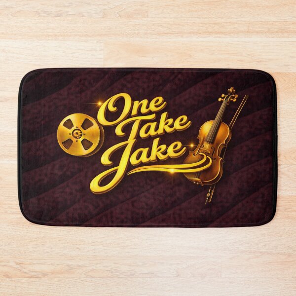 Item preview, One Take Jake – Violin Edition (Gold on Black Velvet) designed and sold by MySheetMusicArt.