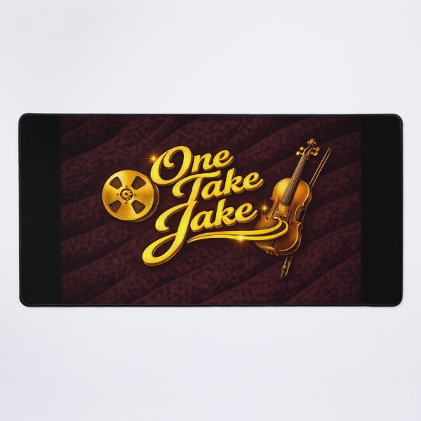 Item preview, One Take Jake – Violin Edition (Gold on Black Velvet) designed and sold by MySheetMusicArt.