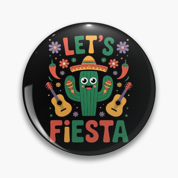 Item preview, Lets Fiesta Cinco De Mayo with Guitar Cactus Sombrero designed and sold by KristieRamsey.
