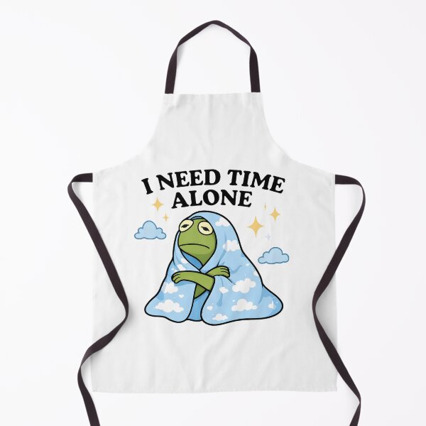 Item preview, I Need Time Alone Frog – Cute Introvert Self Care Illustration designed and sold by Senkov.