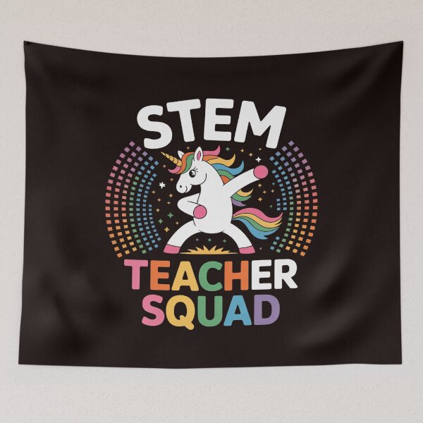 Item preview,  Stem Teacher Squad Dabbing Unicorn First Day Of School designed and sold by MichaelStalkas.