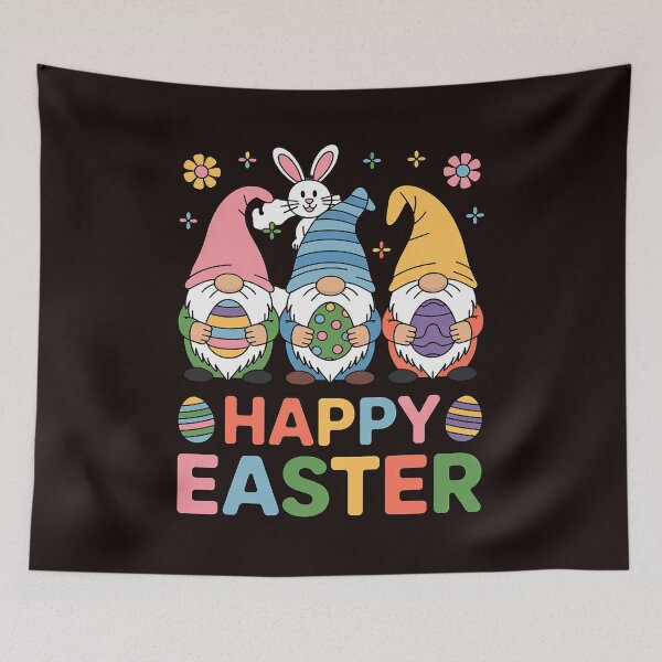 Item preview, Bunny Gnome Hug Easter Eggs Happy Easter Day Women designed and sold by MichaelStalkas.