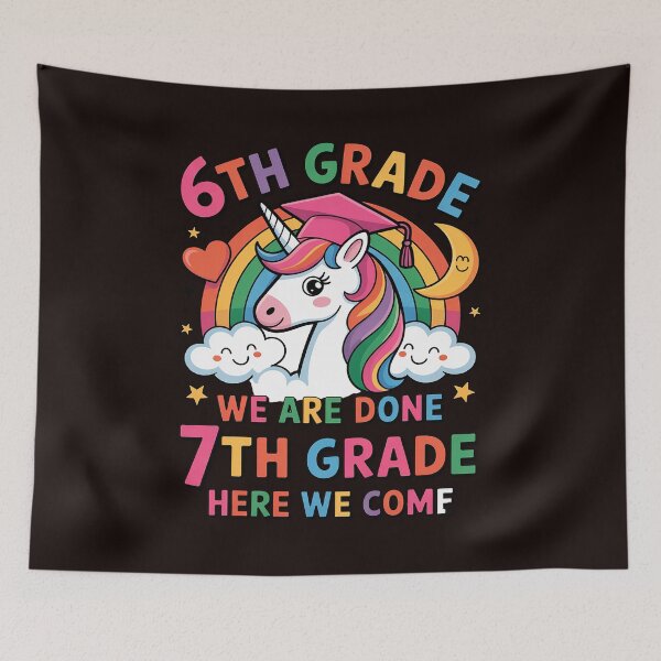 Item preview, 6th Grade Graduation 7th Grade Unicorn Last Day Of School designed and sold by MichaelStalkas.