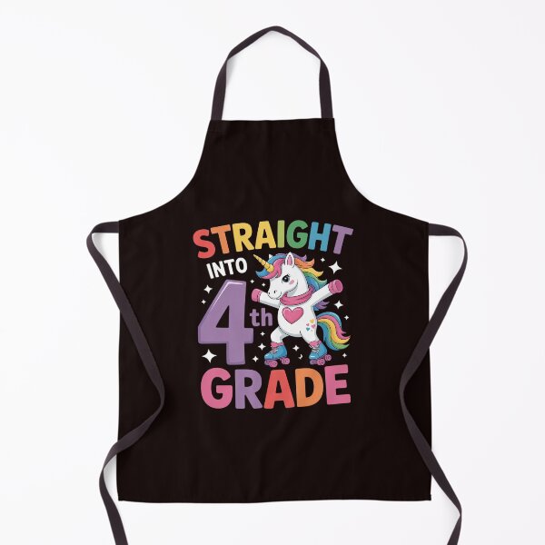 Item preview, Back to School First Day of 4th Grade Unicorn Flossing designed and sold by MichaelStalkas.