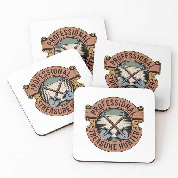 Item preview, Professional Treasure Hunter - Vintage Badge designed and sold by Disco-Dazzler.