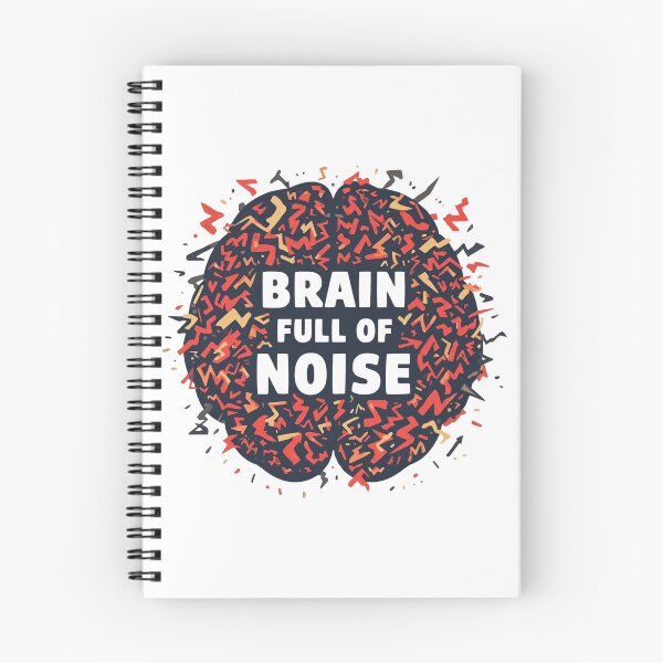 Item preview, Brain Full Of Noise Always Thinking Inside designed and sold by Katzpy.