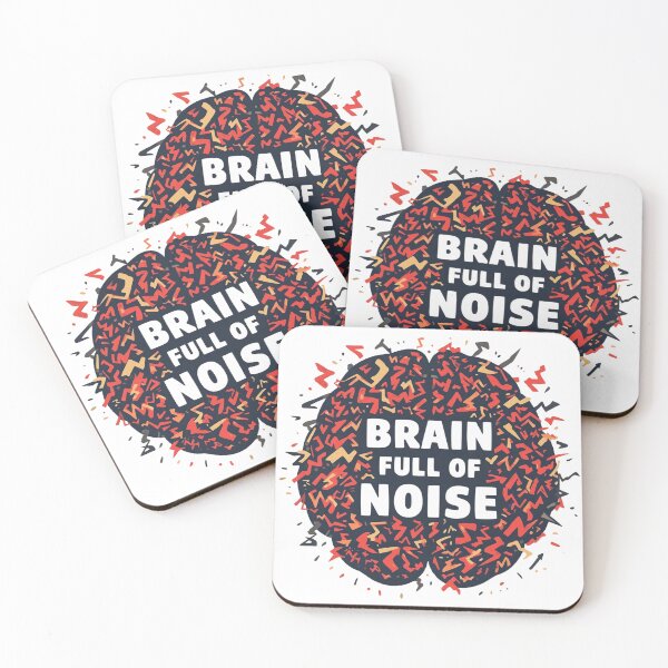Item preview, Brain Full Of Noise Always Thinking Inside designed and sold by Katzpy.