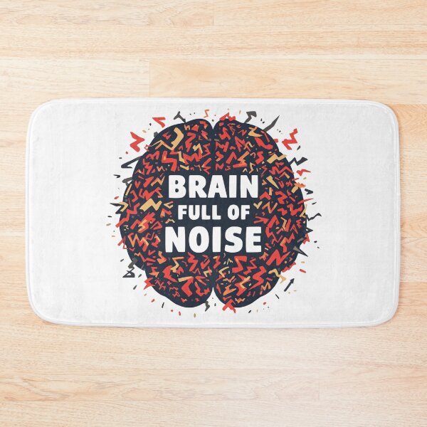 Item preview, Brain Full Of Noise Always Thinking Inside designed and sold by Katzpy.