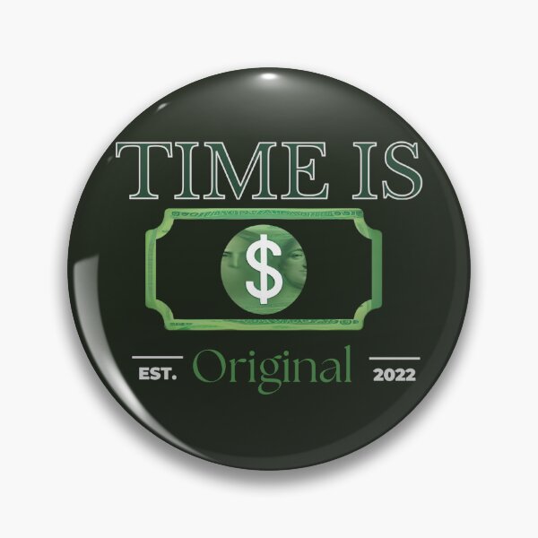 Item preview, Time Is Money – Minimal Concept Design designed and sold by KnockoutCustomPrint.