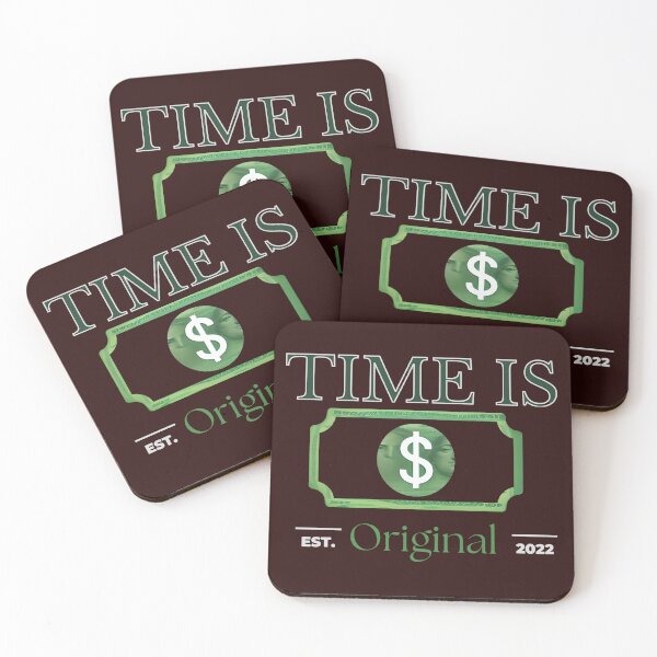 Item preview, Time Is Money – Minimal Concept Design designed and sold by KnockoutCustomPrint.