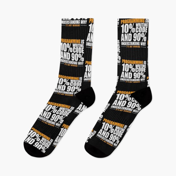Item preview, Programming Is 10% Writing Code And 90% Understanding Why It's Not Working Office Humor designed and sold by Gogetgiggles.