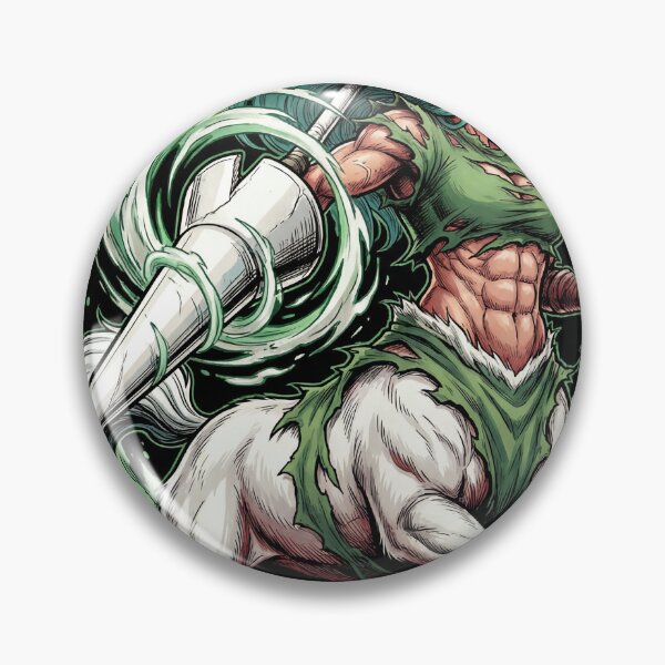 Item preview, Green Haired Espada Tercera Arrancar Resurrection Gamuza Centaur Form Hollow Mask Adult Nelliel Fan Art Portrait Illustration Poster T-Shirt Sticker Print Gift designed and sold by Senpaiwaves.