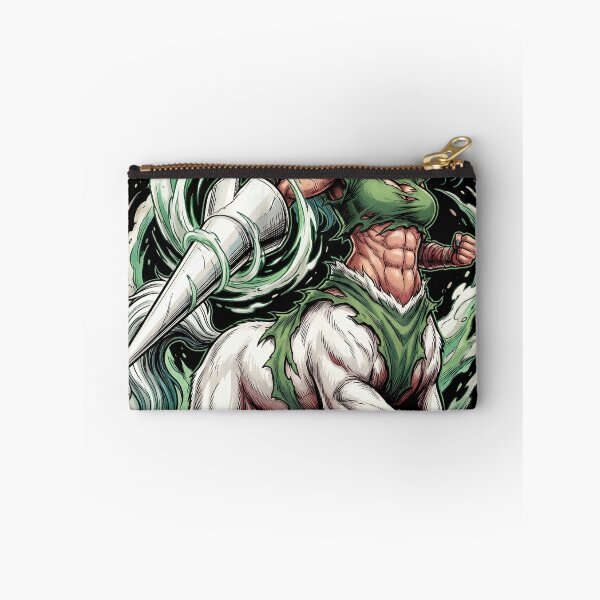 Item preview, Green Haired Espada Tercera Arrancar Resurrection Gamuza Centaur Form Hollow Mask Adult Nelliel Fan Art Portrait Illustration Poster T-Shirt Sticker Print Gift designed and sold by Senpaiwaves.