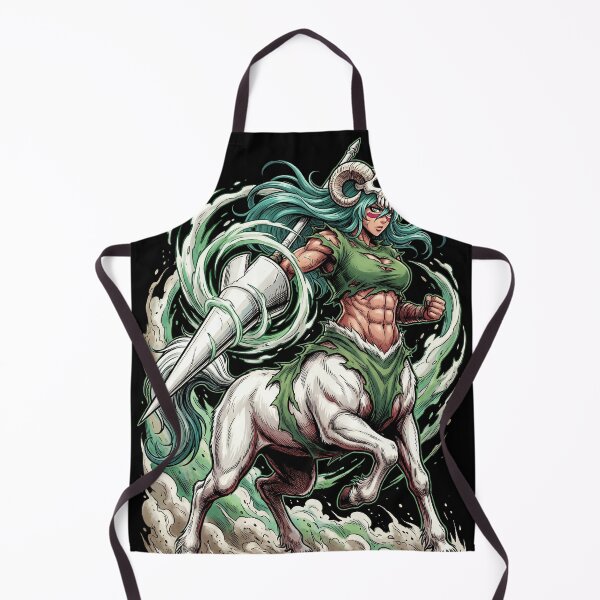 Item preview, Green Haired Espada Tercera Arrancar Resurrection Gamuza Centaur Form Hollow Mask Adult Nelliel Fan Art Portrait Illustration Poster T-Shirt Sticker Print Gift designed and sold by Senpaiwaves.