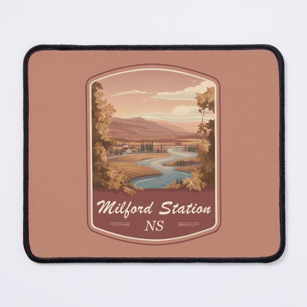 Item preview, Milford Station NS Riverside Autumn Riverside Nova Scotia Canada designed and sold by meganohm.