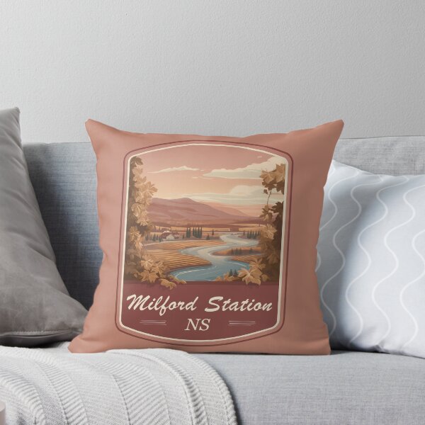 Item preview, Milford Station NS Riverside Autumn Riverside Nova Scotia Canada designed and sold by meganohm.