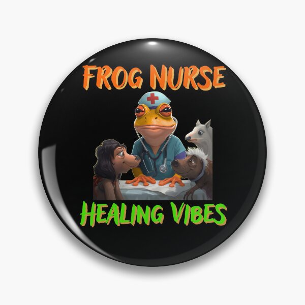 Item preview, Nurse Frog Funny Illustration designed and sold by StaticMood.