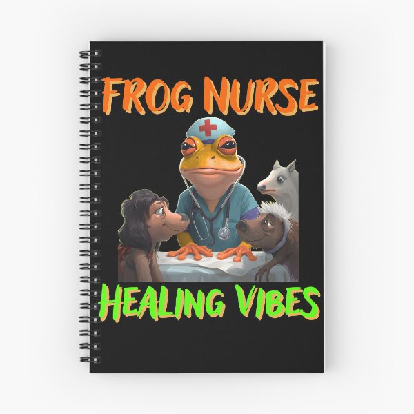 Item preview, Nurse Frog Funny Illustration designed and sold by StaticMood.